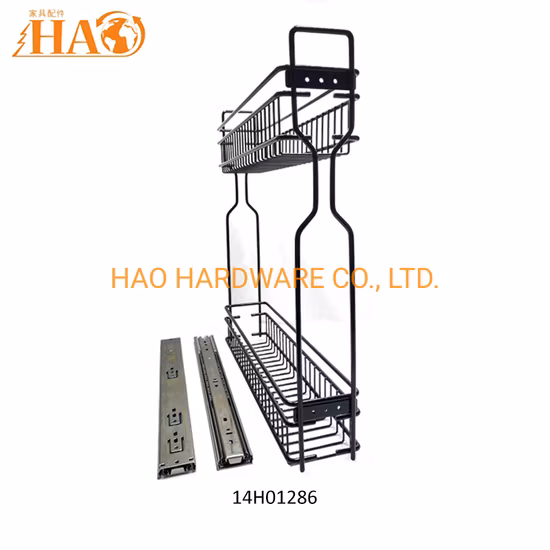 Draw out Bottle Holder Basket Bottle Kitchen Storage Rack