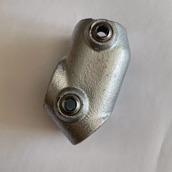 工場供給構造パイプ継手レールサポートクランプ亜鉛メッキ手すり継手